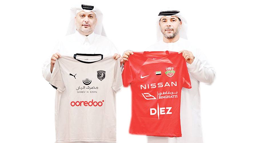إداريا شباب الأهلي والدحيل يحملان قميصي الفريقين