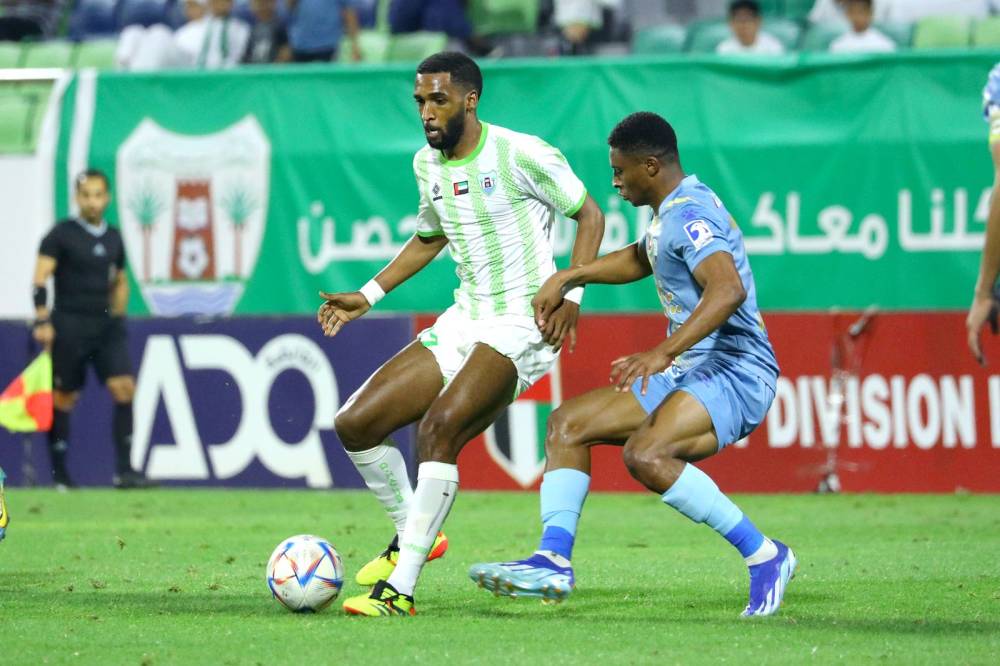 من مباراة الحصن والظفرة في الجولة الماضية