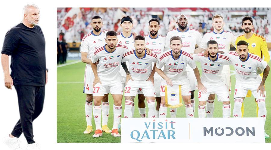 فريق الشارقة - كوزمين مدرب الشارقة