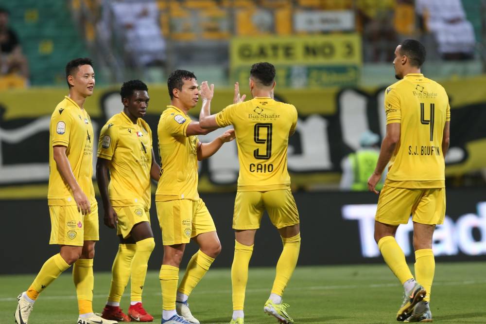 مباراة الوصل وجتا في دوري ادنوك للمحترفين تصوير يوسف الامير