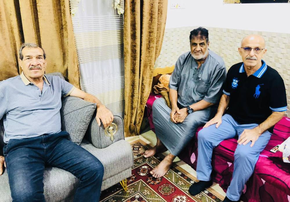 النجم العراقي السابق رحيم كريم يتعرض لجلطة دماغية