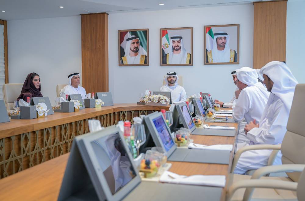 منصور بن محمد يترأس اجتماع مجلس دبي الرياضي