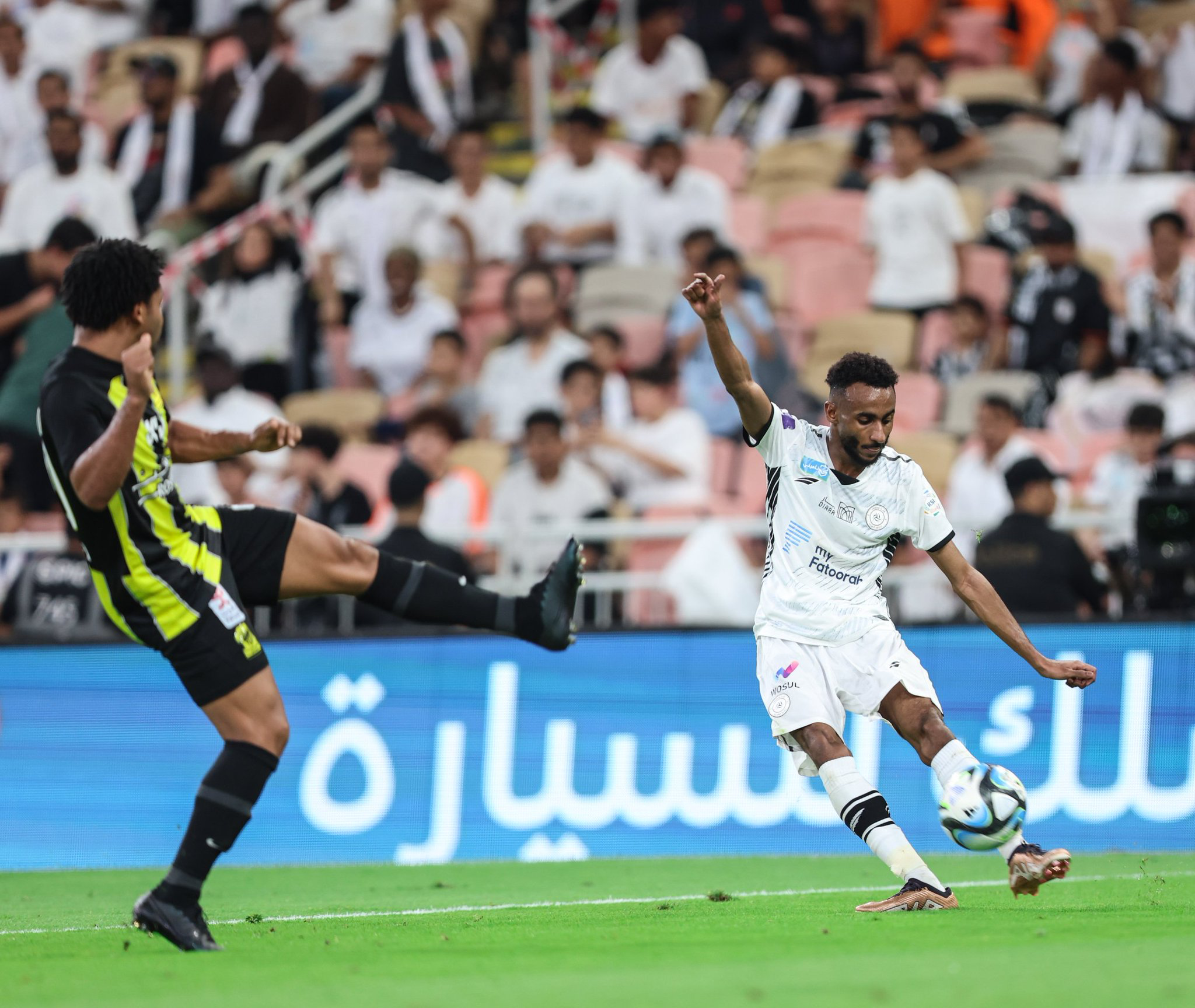 من مباراة الشباب والاتحاد