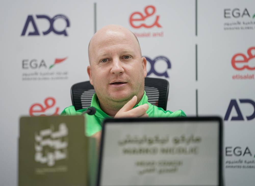 ماركو نيكوليتش مدرب شباب الأهلي