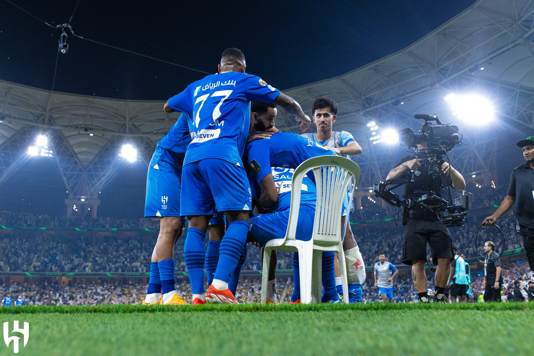 احتفالية الفوز للهلال