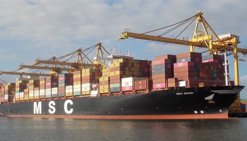 سفينة الحاويات «إم.إس.سي أوريون» (أرشيفية)