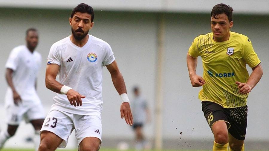 من مباراة الزوراء وأربيل 