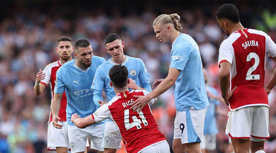  رقم قياسي في المشاهدة لمباراة سيتي وأرسنال 
