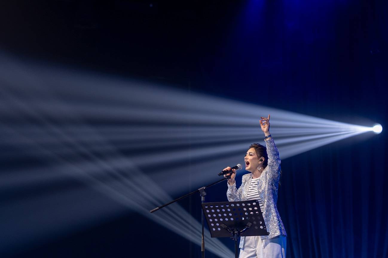 رشا رزق خلال المهرجان
