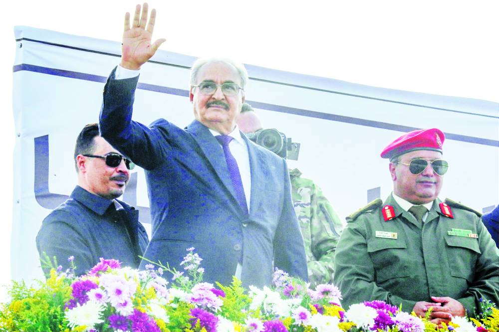 حفتر يحيي الاحتفال بذكرى الاستقلال (أرشيفية )