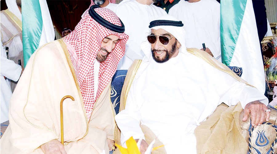 الشيخ زايد ومحمد بن زايد