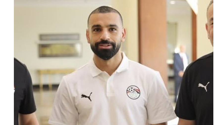 صلاح بعد انضمامه للمنتخب المصري 