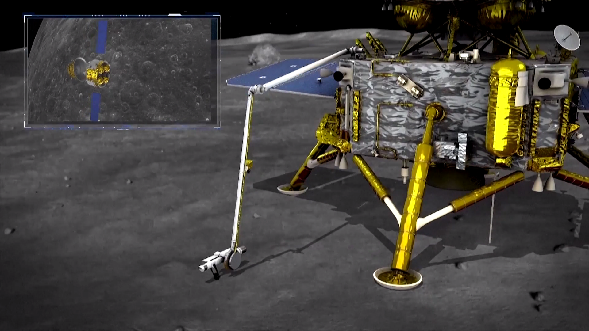 «تشانغ آه-6» يلتحم بمركبتي المدار القمري