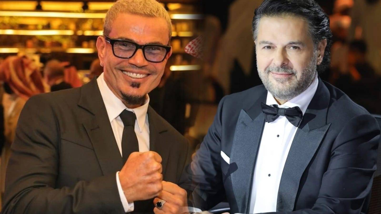 عمرو دياب وراغب علامة
