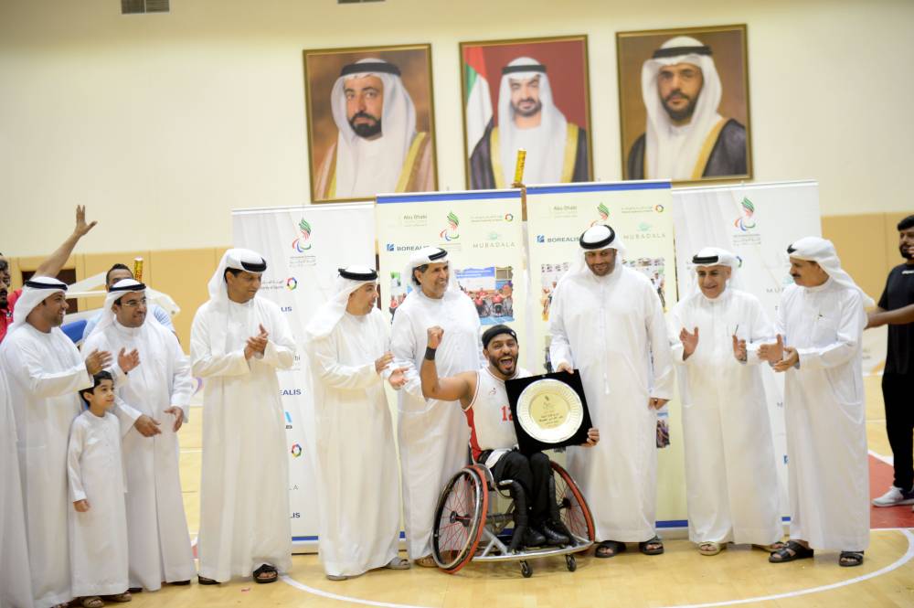 خورفكان بطلاً لدوري كرة السلة على الكراسي المتحركة