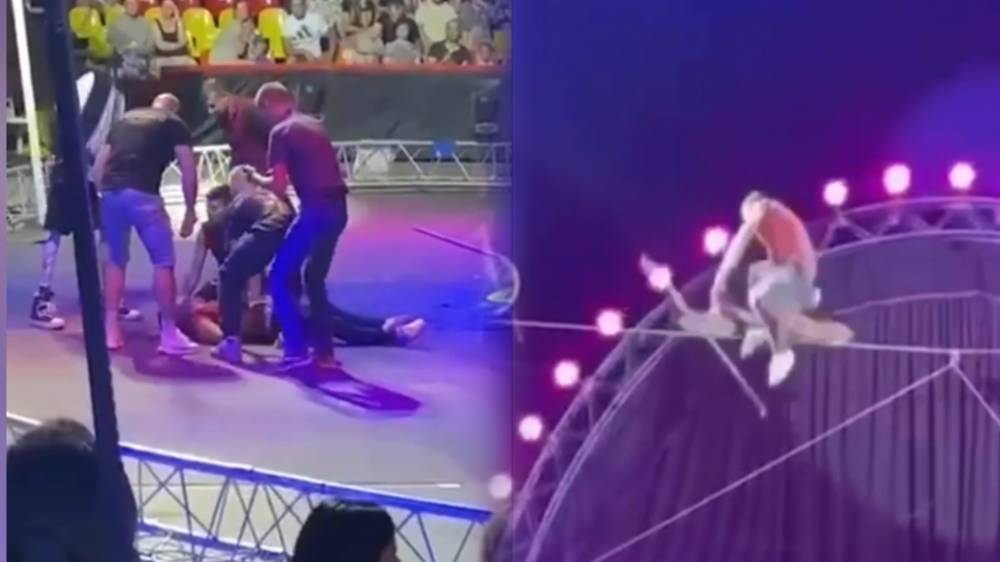 فيديو | حركة خطرة تنهي حياة لاعب سيرك روسي