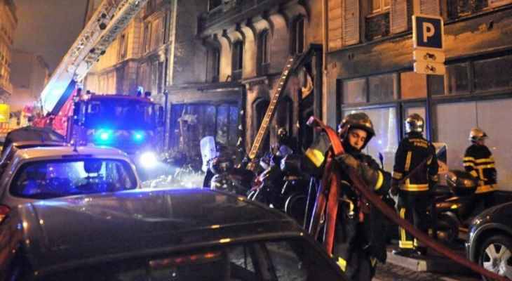 سبعة قتلى بحريق في مبنى بفرنسا
