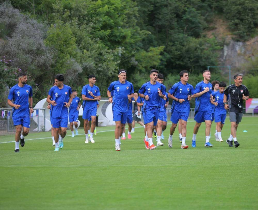 جانب من تدريبات المنتخب الأولمبي العراقي