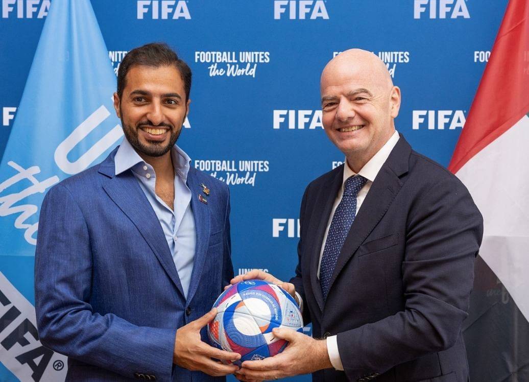 راشد بن حميد وجياني إنفانتينو