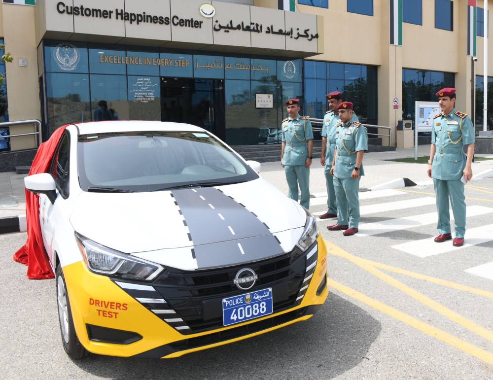 أثناء تدشين المركبة 