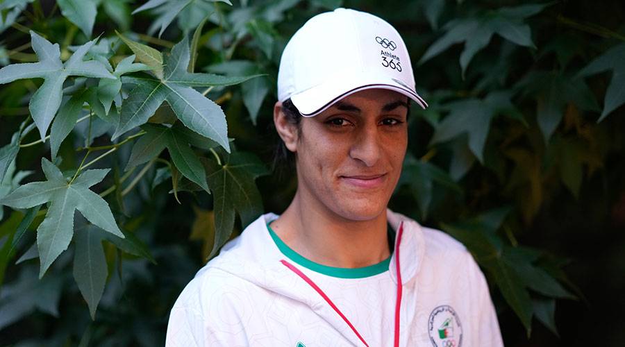  إيمان خليف في أول مقابلة 
