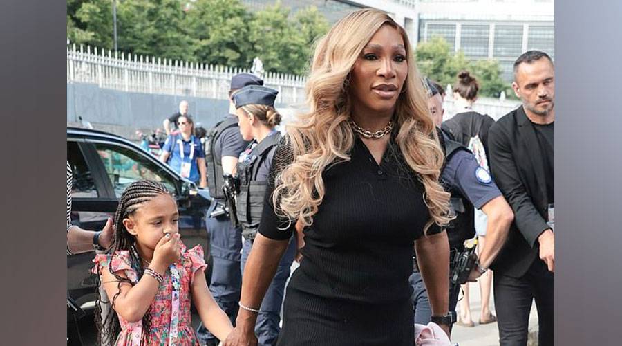  سيرينا مع ابنتها أولمبيا 
