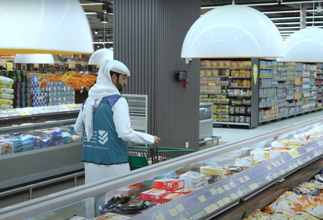 خلال إحدى حملات التفتيش في أسواق أبوظبي