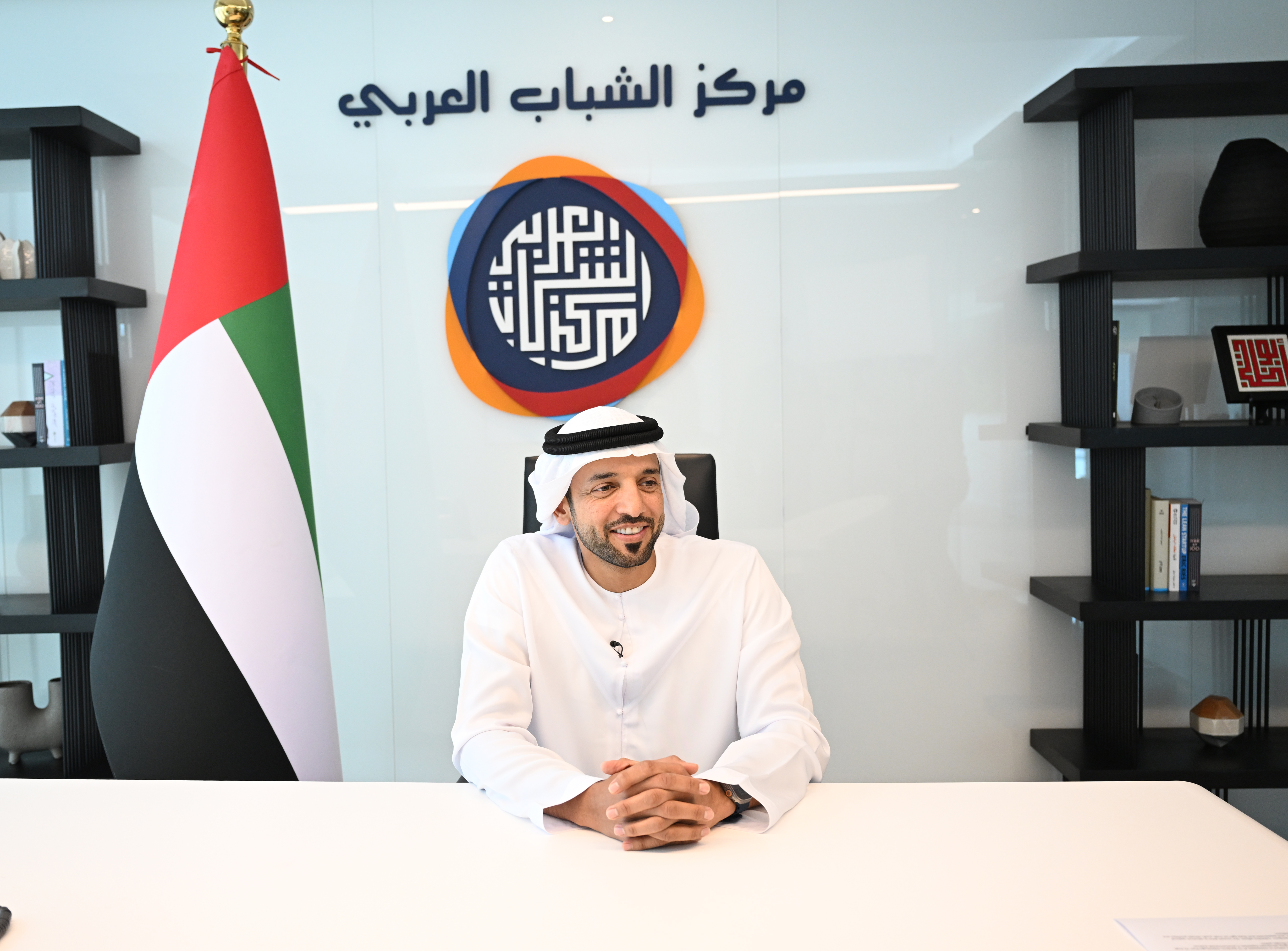 سلطان النيادي خلال المشاركة