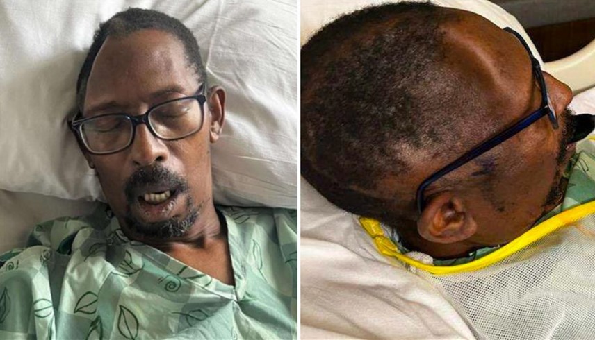 فرناندو كلستر أثناء وجوده بالمستشفى