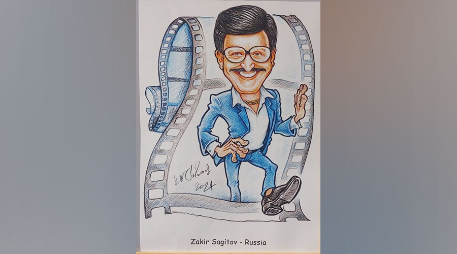 الكوميديان سمير غانم بعيون روسية