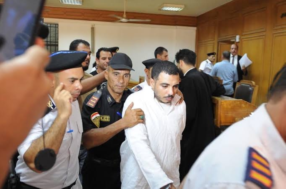 سفاح التجمع أثناء المحاكمة