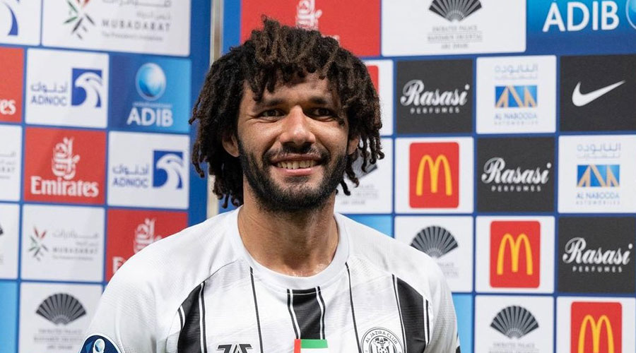 محمد النني يشارك في خسارة الجزيرة بثنائية