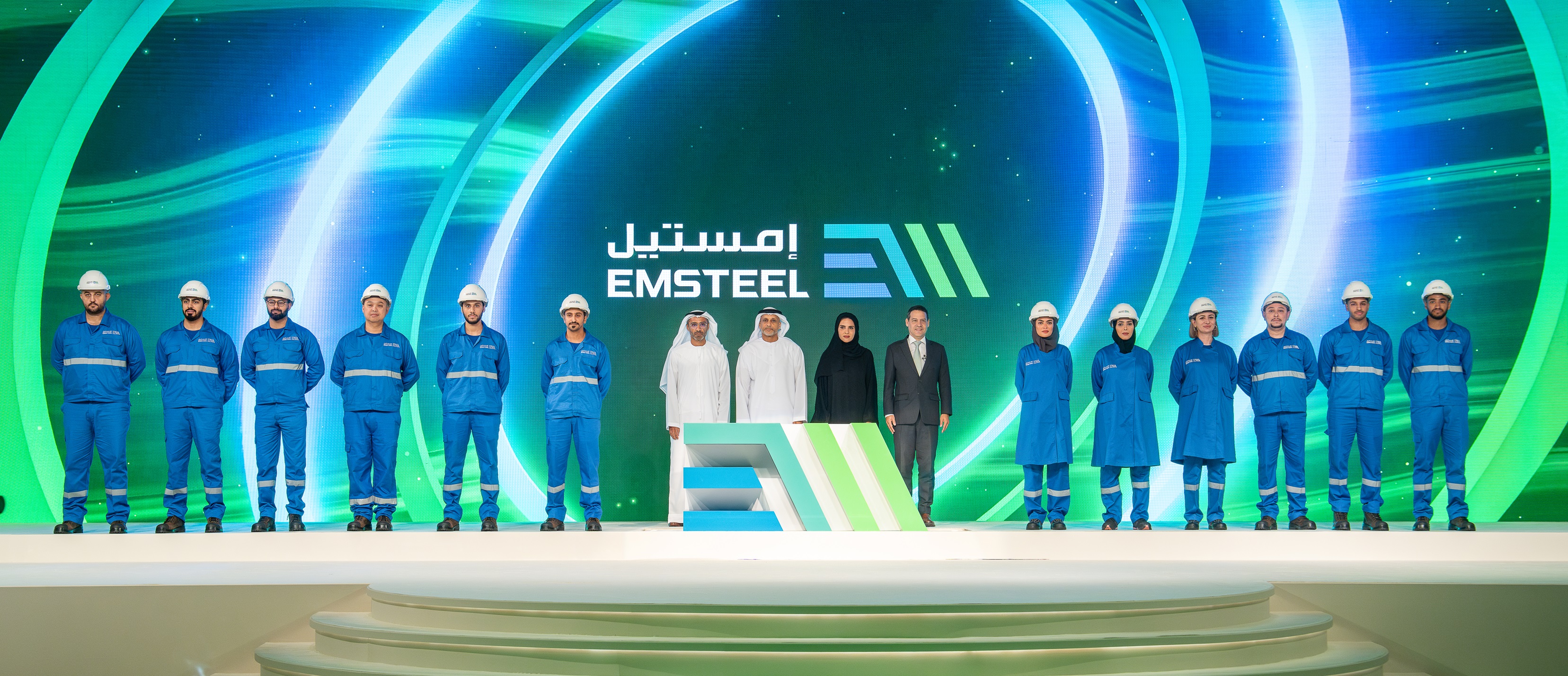 خلال إطلاق الهوية الجديدة لـ«إمستيل» - حديد الإمارات سابقاً