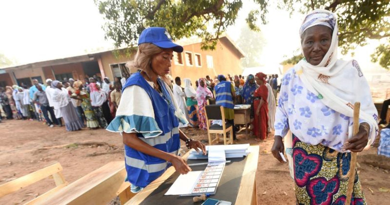 جانب من انتخابات سابقة في غانا (أرشيفية)