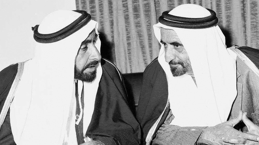 الراحلان زايد وراشد