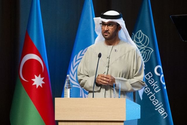خلال اجتماعات تمهيدية لـ COP29.. الجابر يدعو إلى تنفيذ «اتفاق الإمارات»