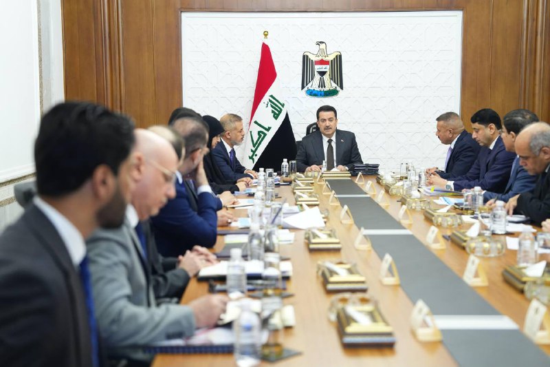 السوداني خلال ترؤسه للاجتماع