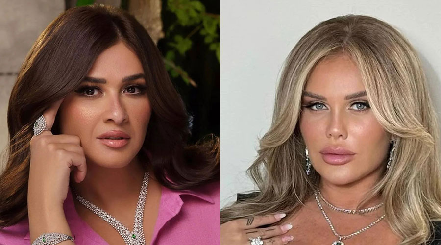 نيكول سابا وياسمين عبدالعزيز
