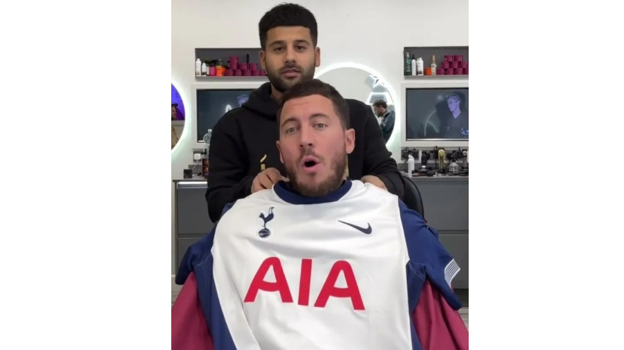 

هازارد مصدوم من رؤية قميص توتنهام
