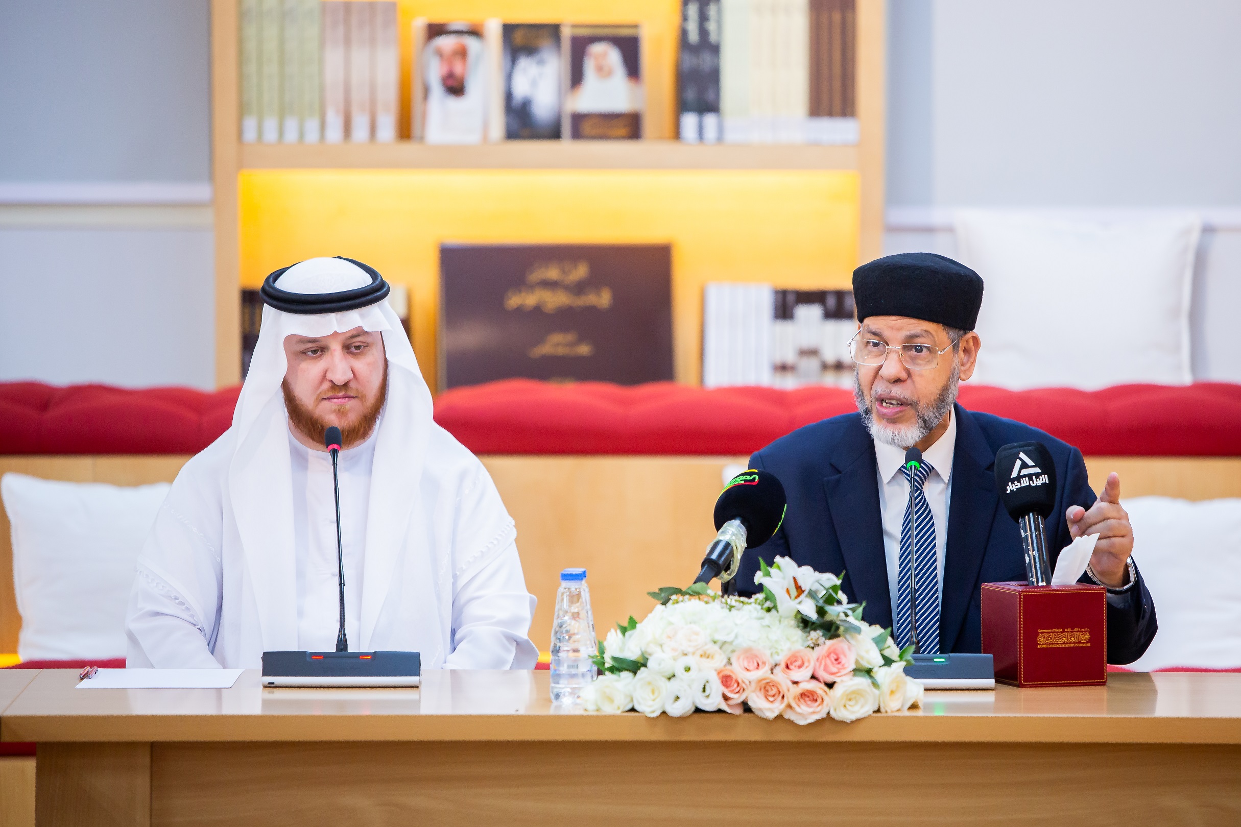  امحمد صافي وبهاء الدين عادل خلال الجلسة 