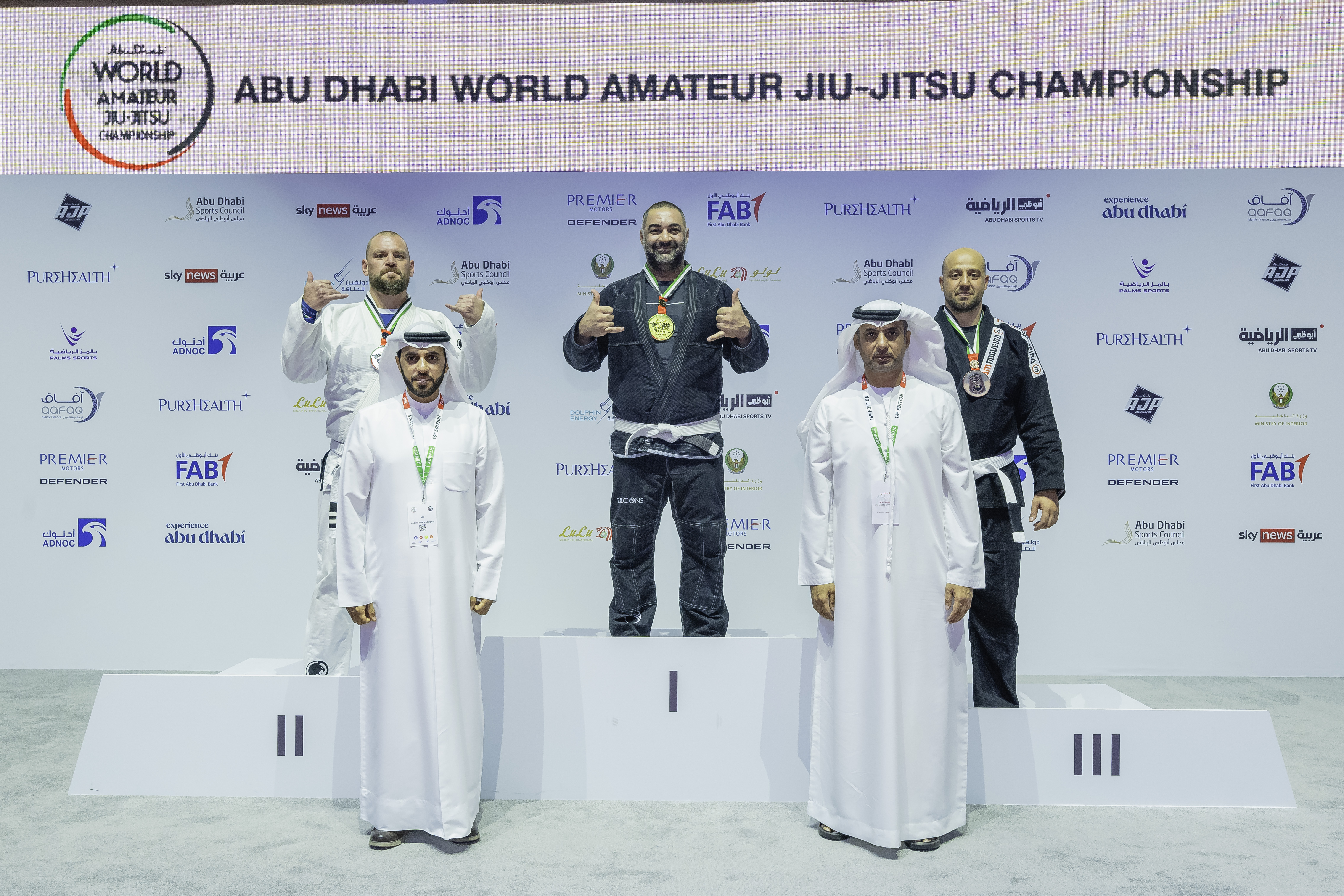 «كوماندو جروب» تتألق في «أساتذة بطولة أبوظبي الجوجيتسو»