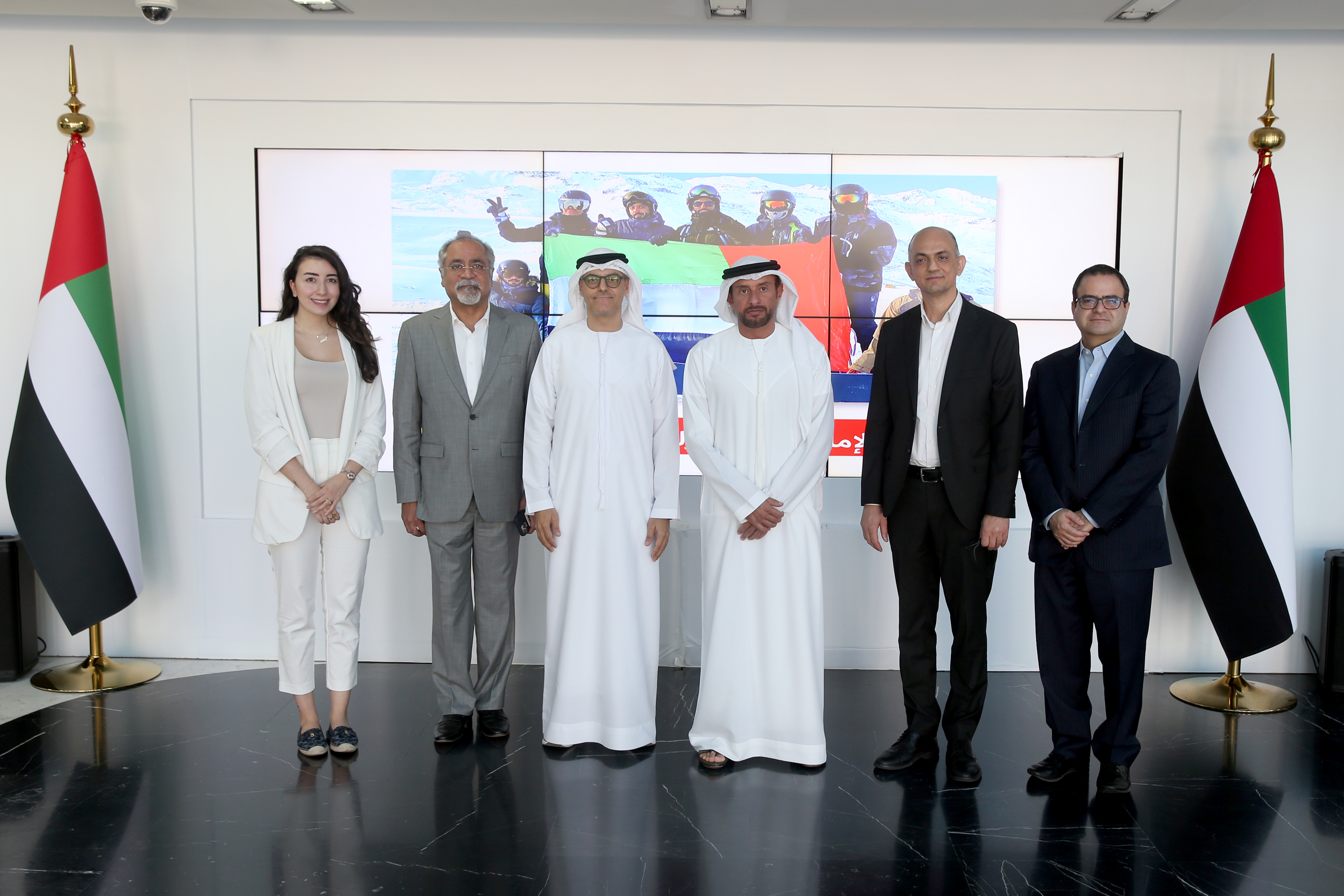 المؤتمر الصحفي الخاص باطلاق مبادرة المواهب الإماراتية للتزلج  تصوير : (( هيثم الخاتم ))