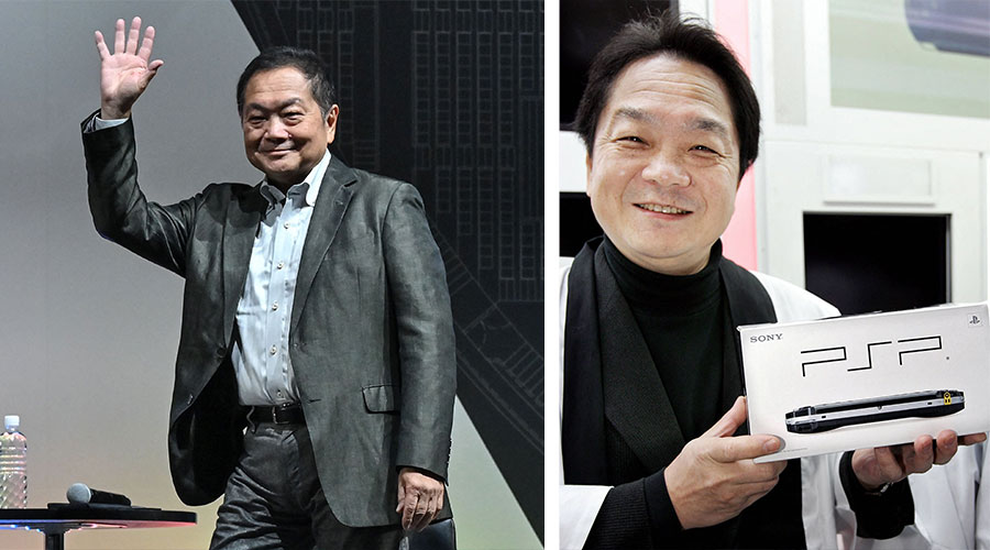 كين كوتاراجي مع جهاز الألعاب المحمول \