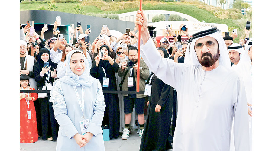 محمد بن راشد يُحيّي صناع المحتوى في دبي 