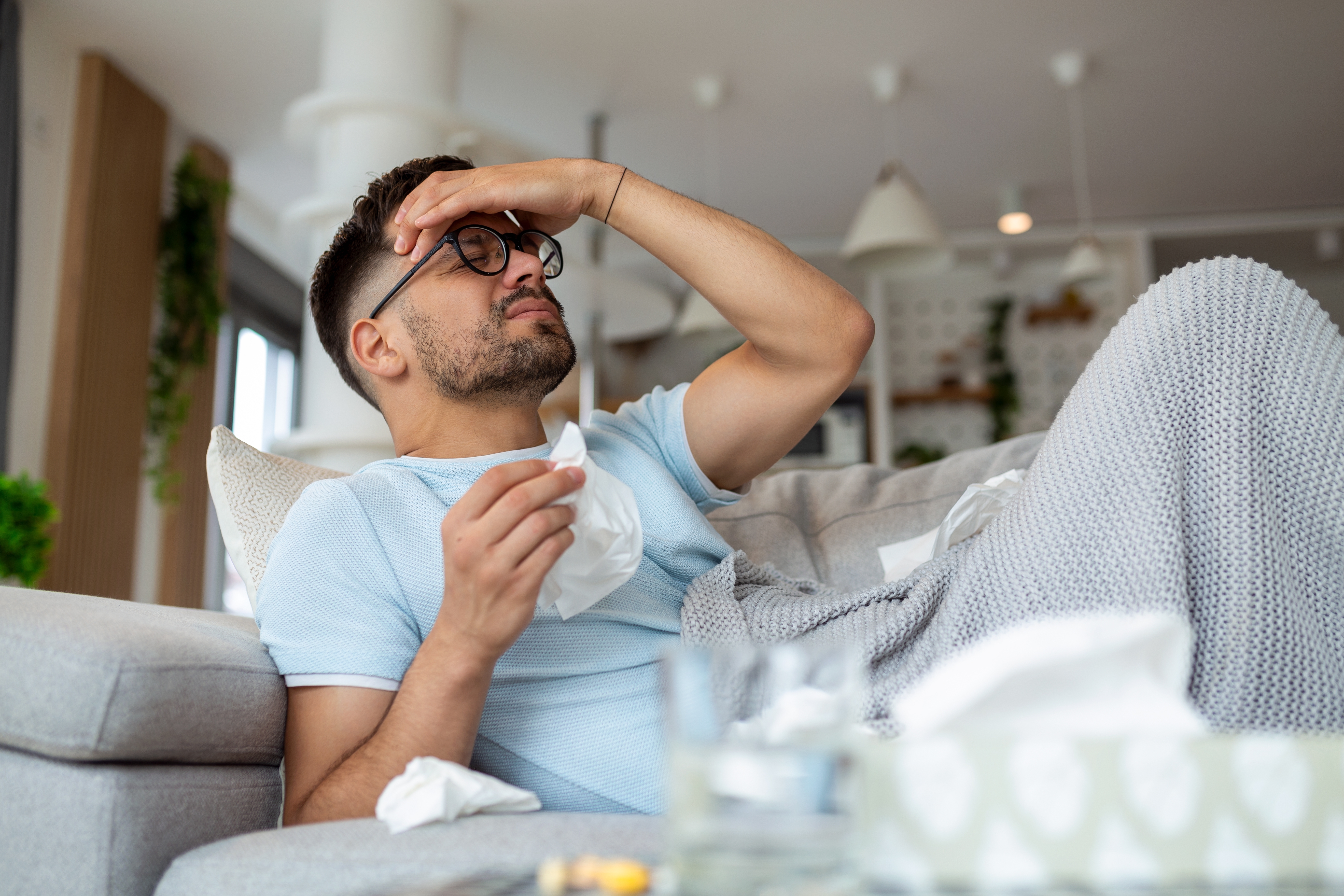التهاب الجيوب الأنفية.. عدوى تسكن تجاويف الأنف