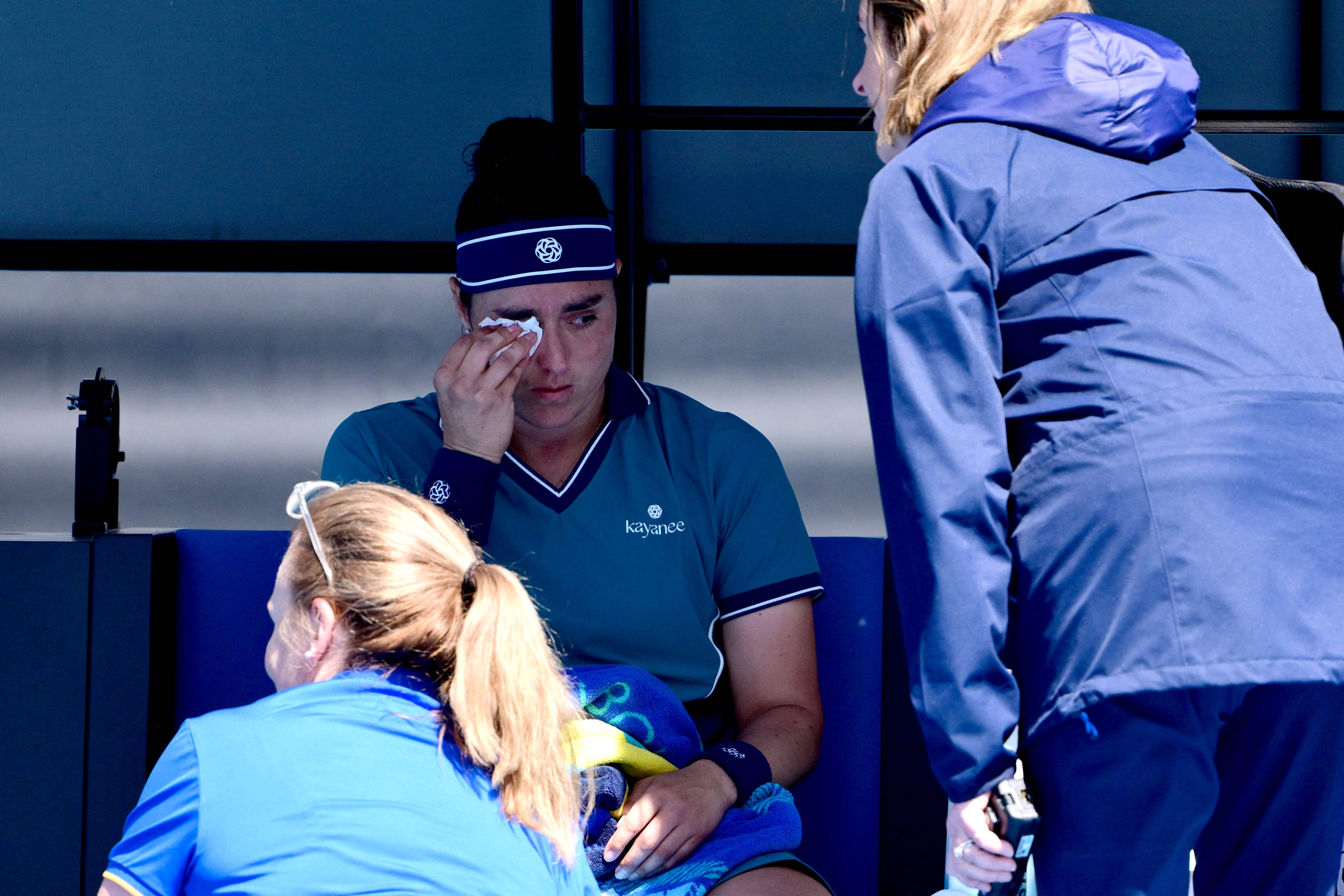 أنس جابر خلال علاجها