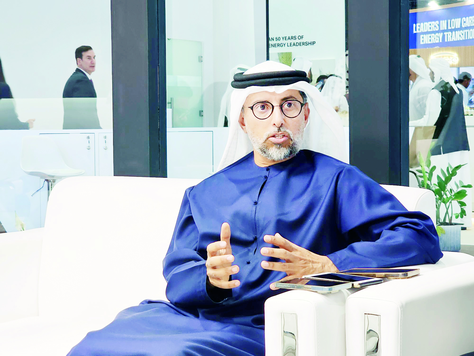 المزروعي يتحدث لوسائل الإعلام