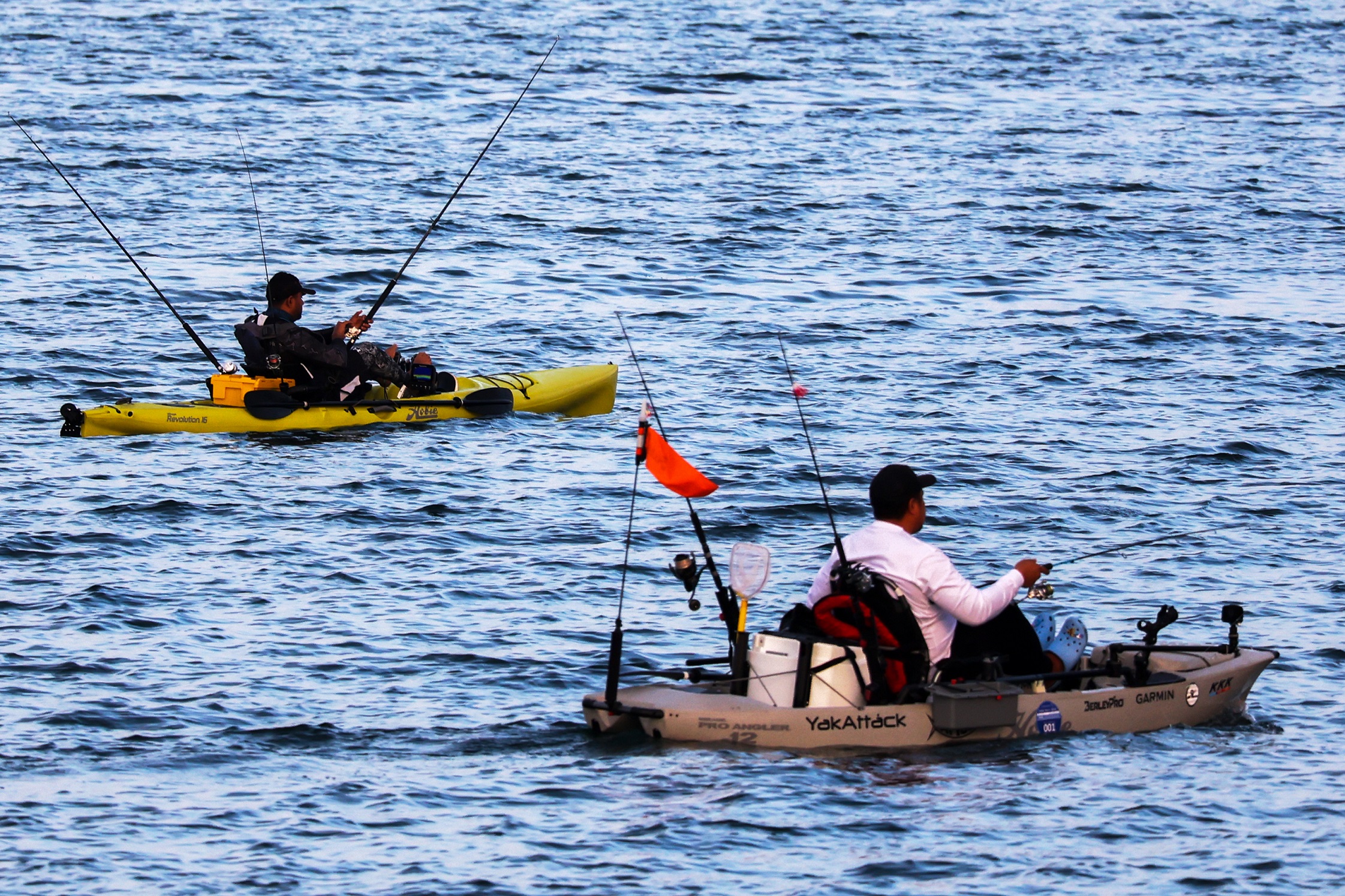 شعبية واسعة لبطولات صيد الأسماك بقوارب كاياك
