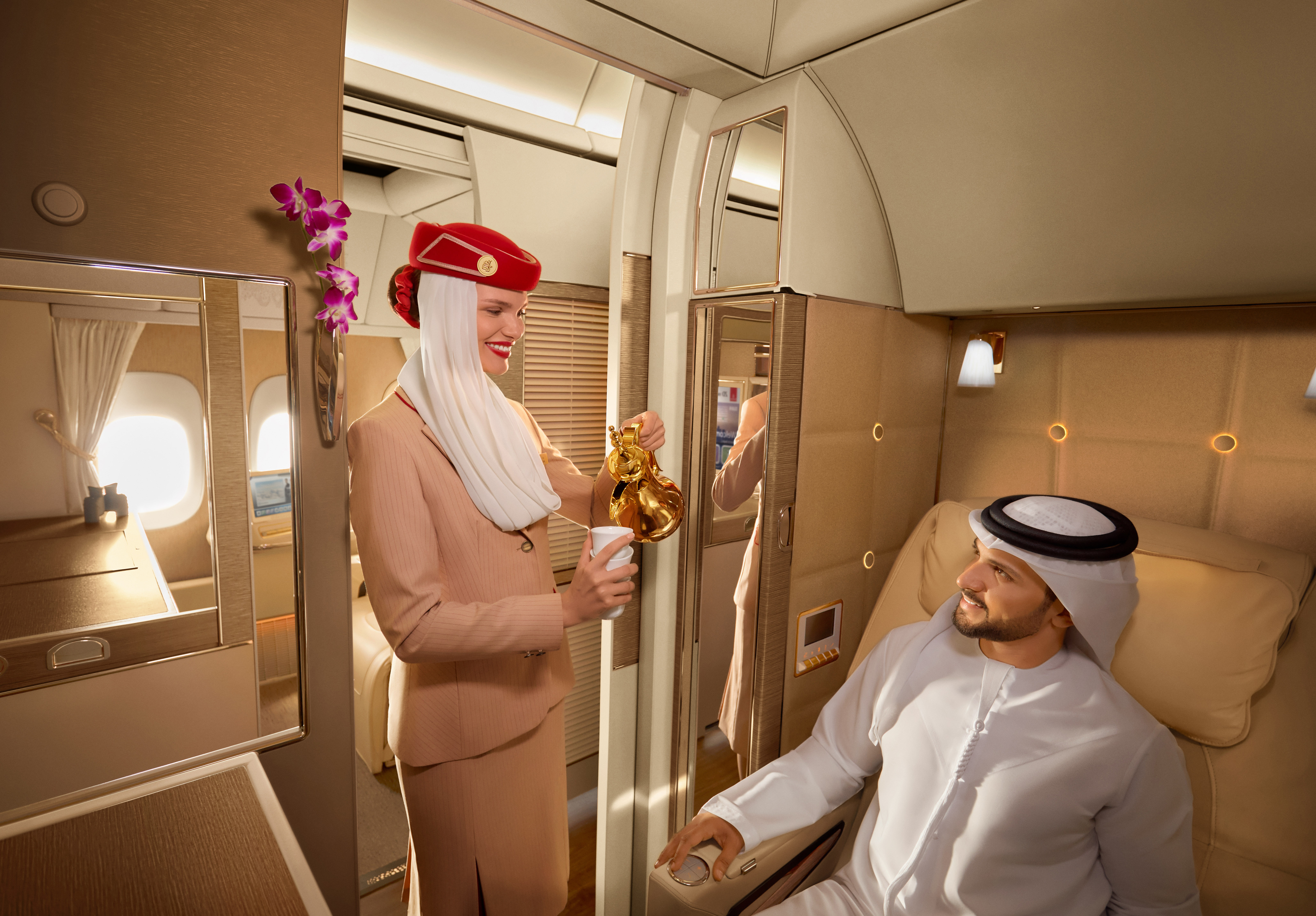 جناح الدرجة الأولى على متن طيران الإمارات