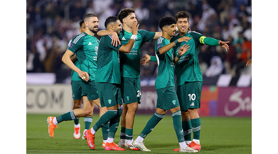 فرحة لاعبي الأهلي